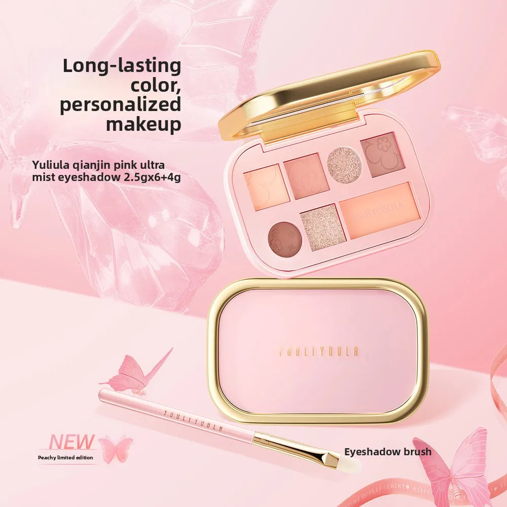 9Pcs Makeup Gift Set, Including Concealer, Air Cushion BB Cream, Lipstick, Eyeshadow Palette, Setting Powder, Eyeshadow Brushes, Mascara, Eyebrow Pencil & Eyeliner Liquid, Perfect Valentine's Day & Birthday Gift for Mom and F