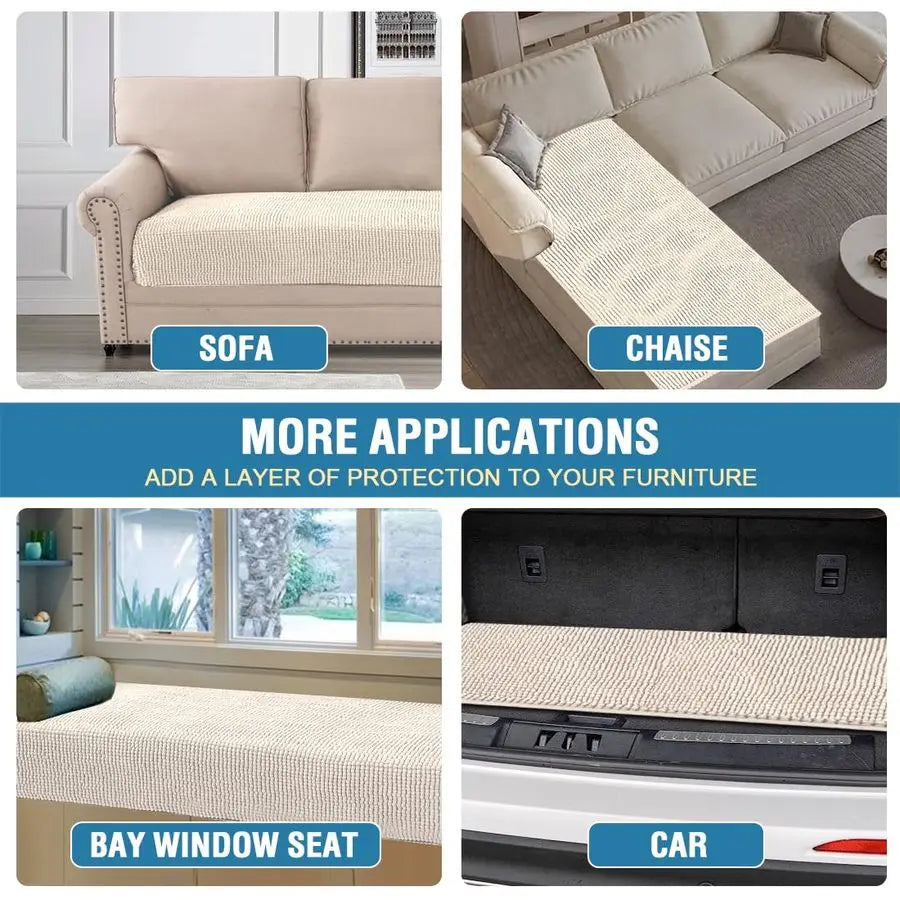 Plush Chenille Dog Bed Cover Non Slip Sofa Protector For Pets