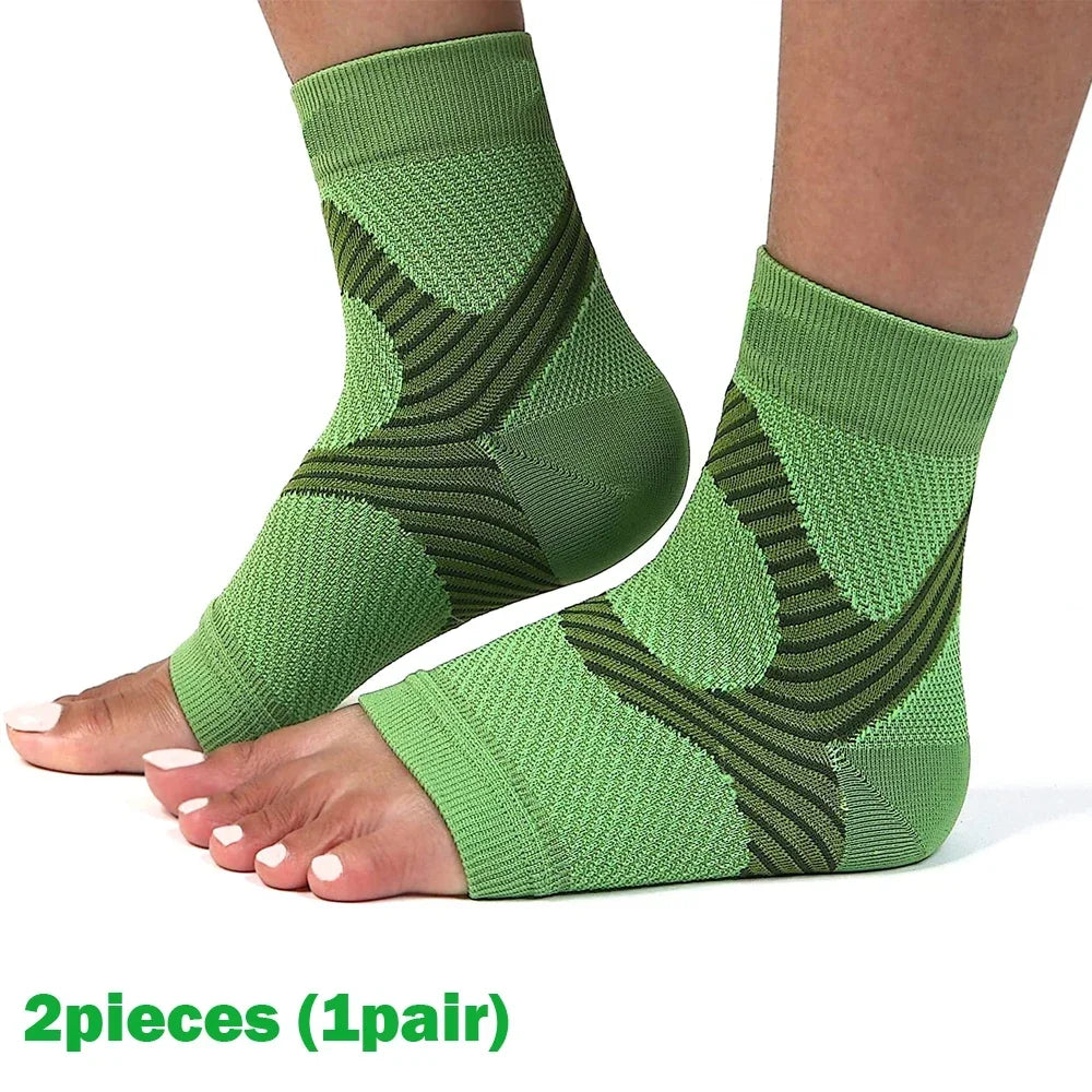 Plantar Fasciitis Night Splint And Compression Sock Set
