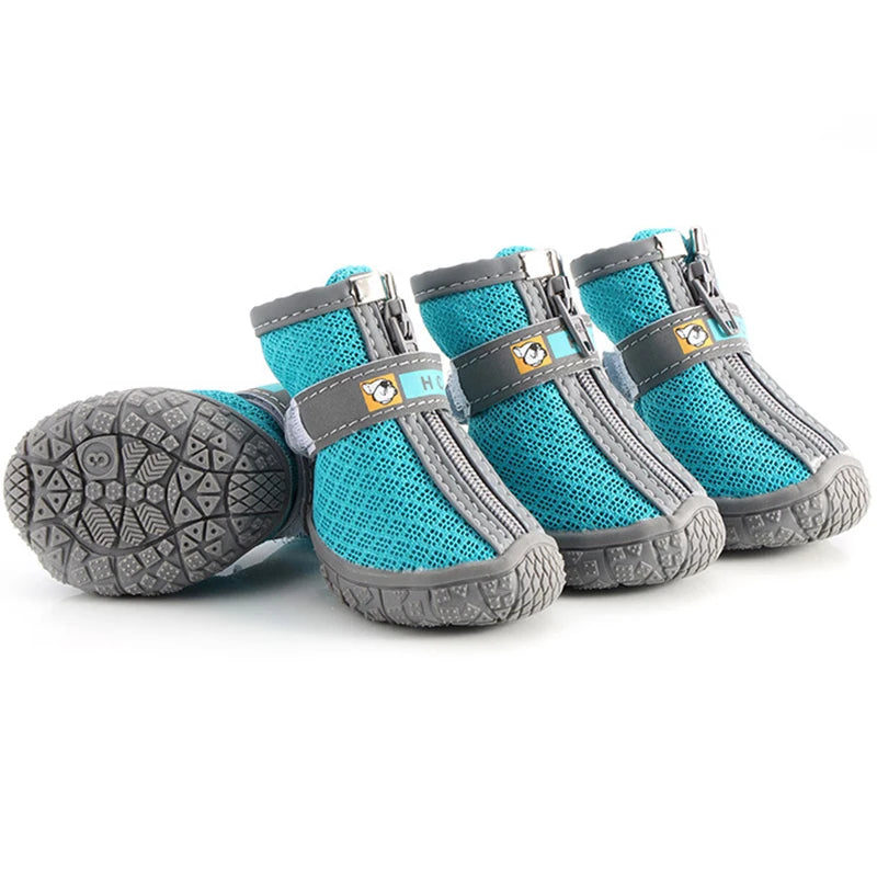 Hobbaggo Dog Shoes Non Slip Breathable Plush Paw Boots