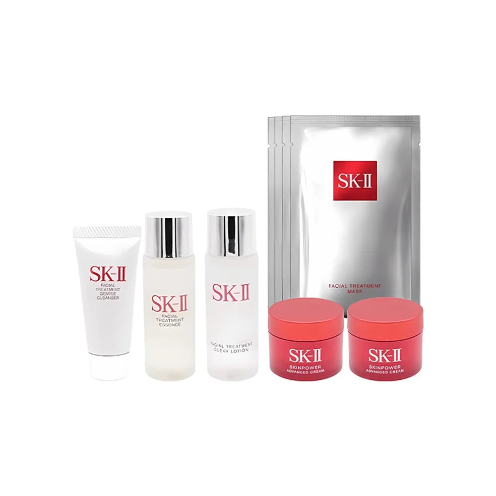 SK-II Travel Exclusive 9-Piece Skincare Set Includes Cleanser And Toner
