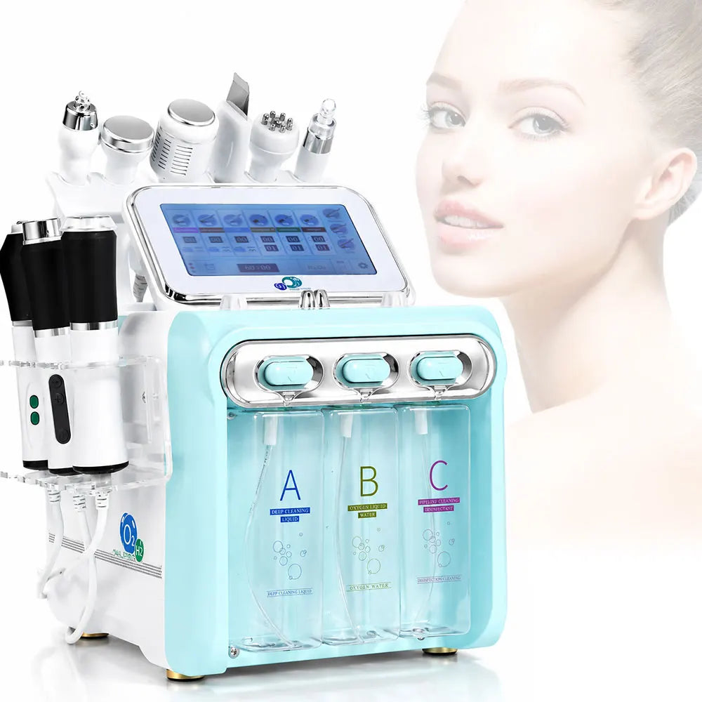 Amilibeauty 9 In 1 Hydra Oxygen Facial Skin Care Machine