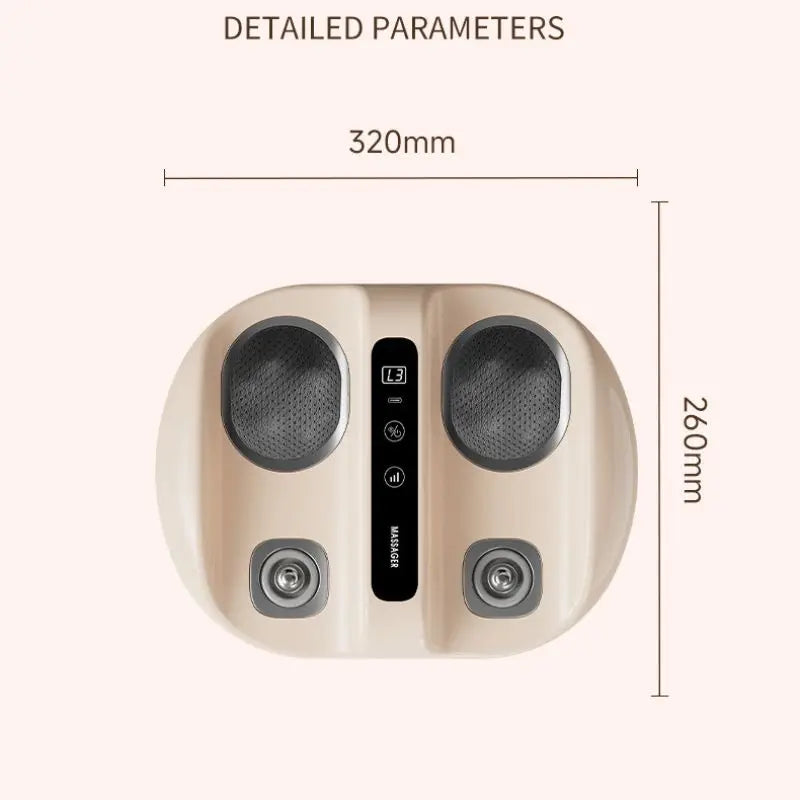 Mini Finger Foot Massager With Hot Compress And Deep Kneading