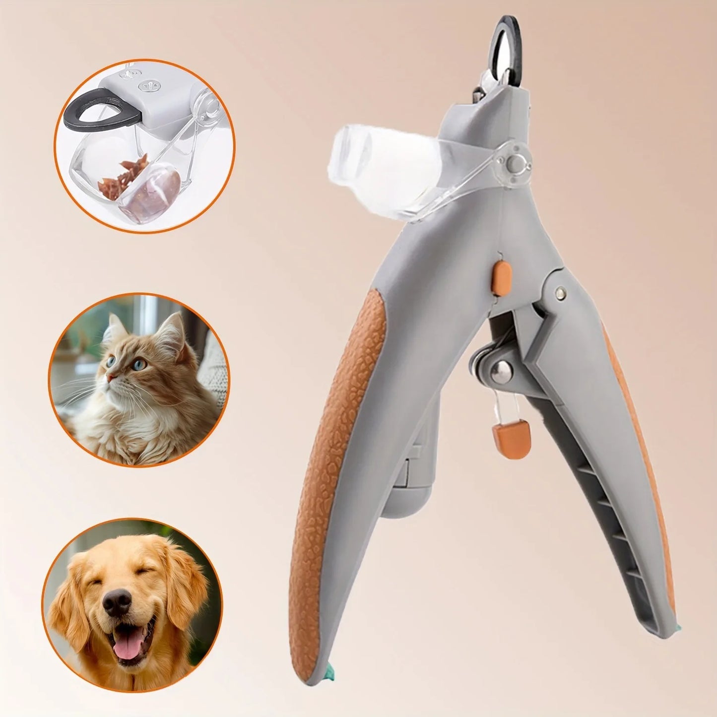 Pet Nail Clippers With LED Light For Dogs And Cats Professional Grooming