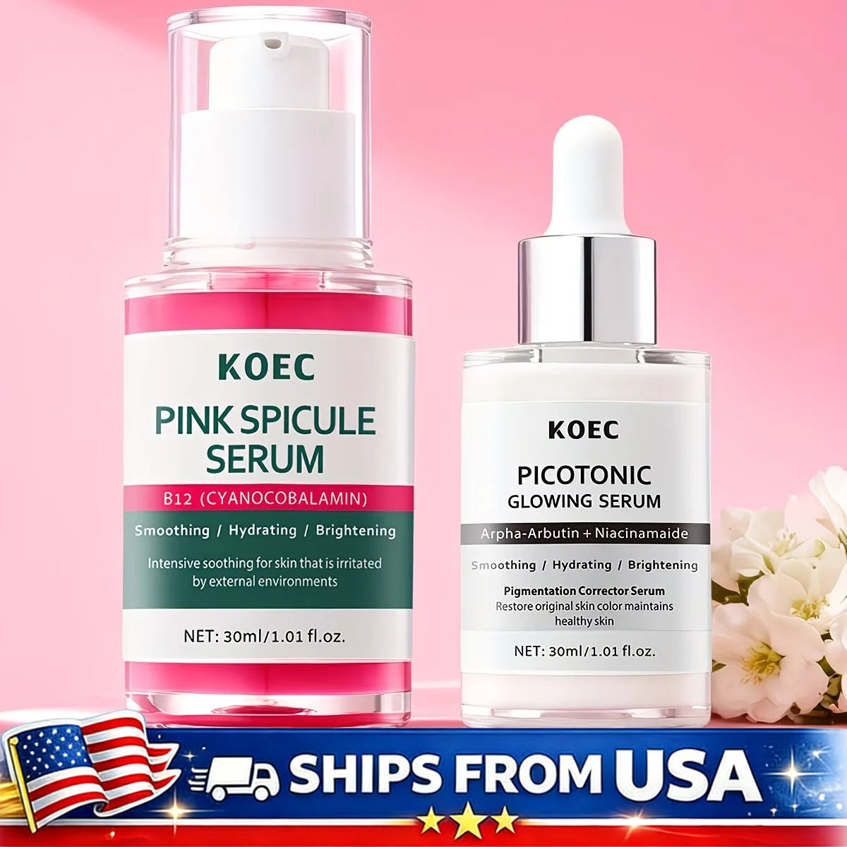 2 In 1 Brightening Correcting Serum With Alpha Arbutin Niacinamide
