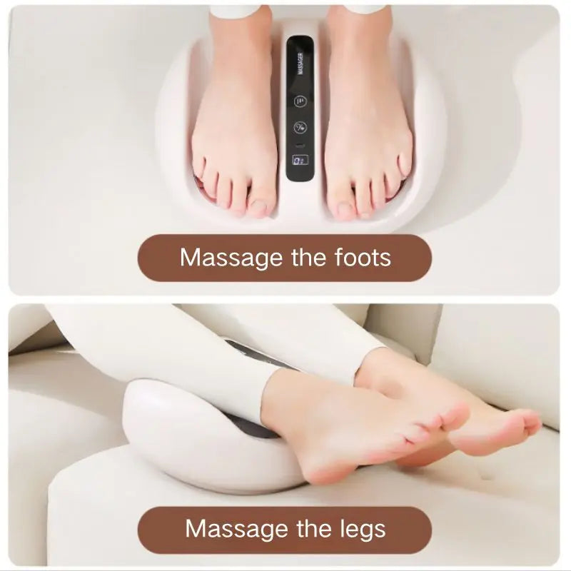 Mini Finger Foot Massager With Hot Compress And Deep Kneading