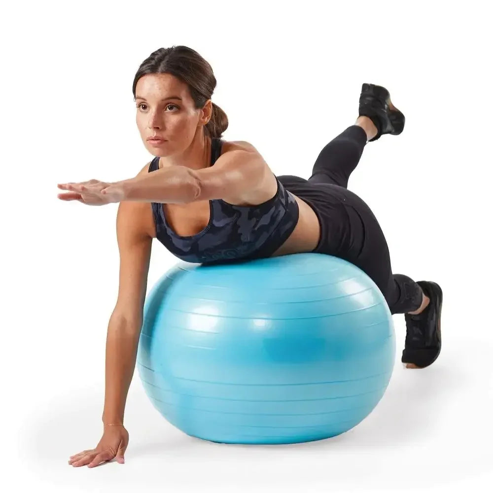 Weighted Stability Ball With Pump For Exercise And Balance