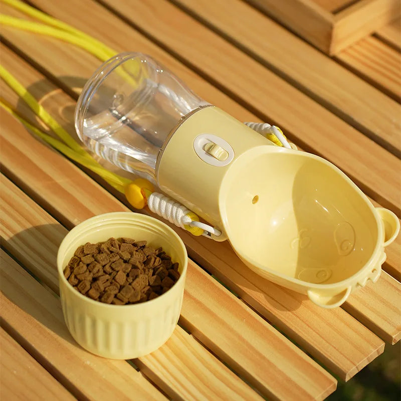 Leakproof Portable Dog Water Bottle With Bowl Travel