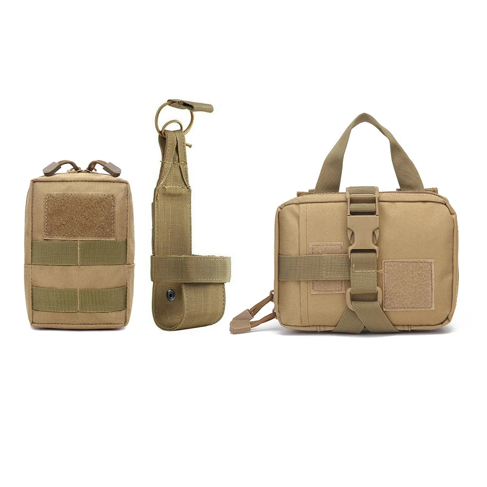 PETRAVEL Dog Tactical Bags Set MOLLE Pouches Harness