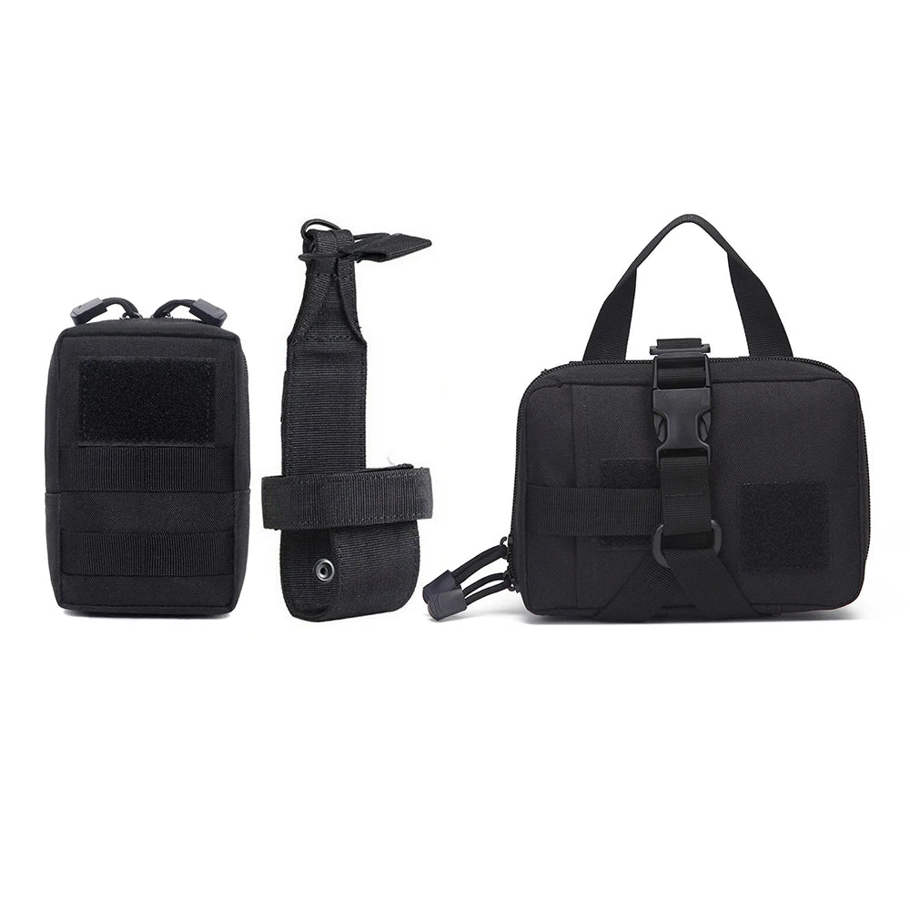 PETRAVEL Dog Tactical Bags Set MOLLE Pouches Harness