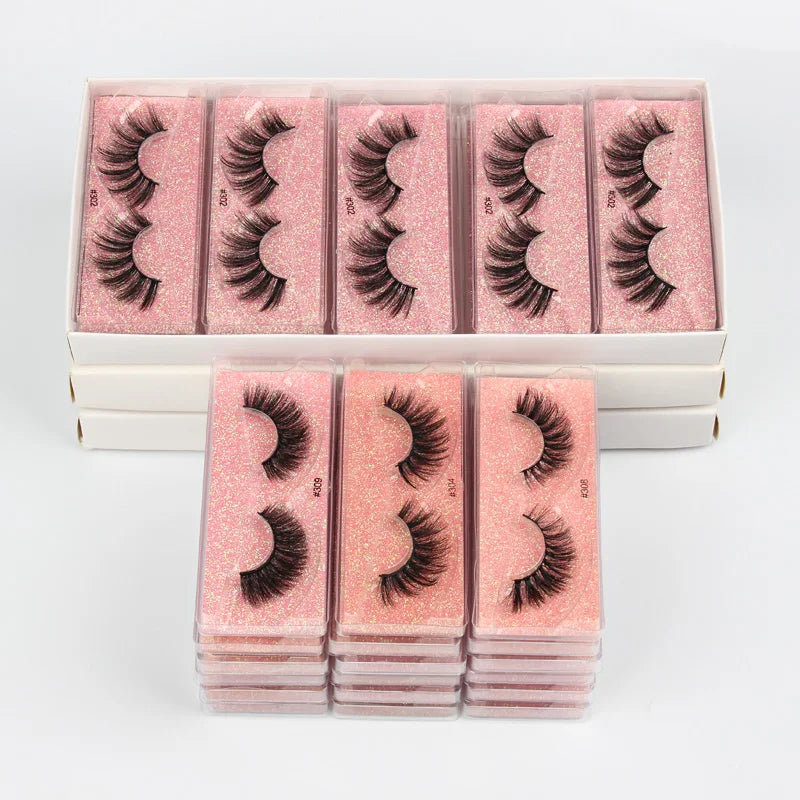 YSDO 3D Mink Strip Lashes Natural Soft False Eyelash Extensions
