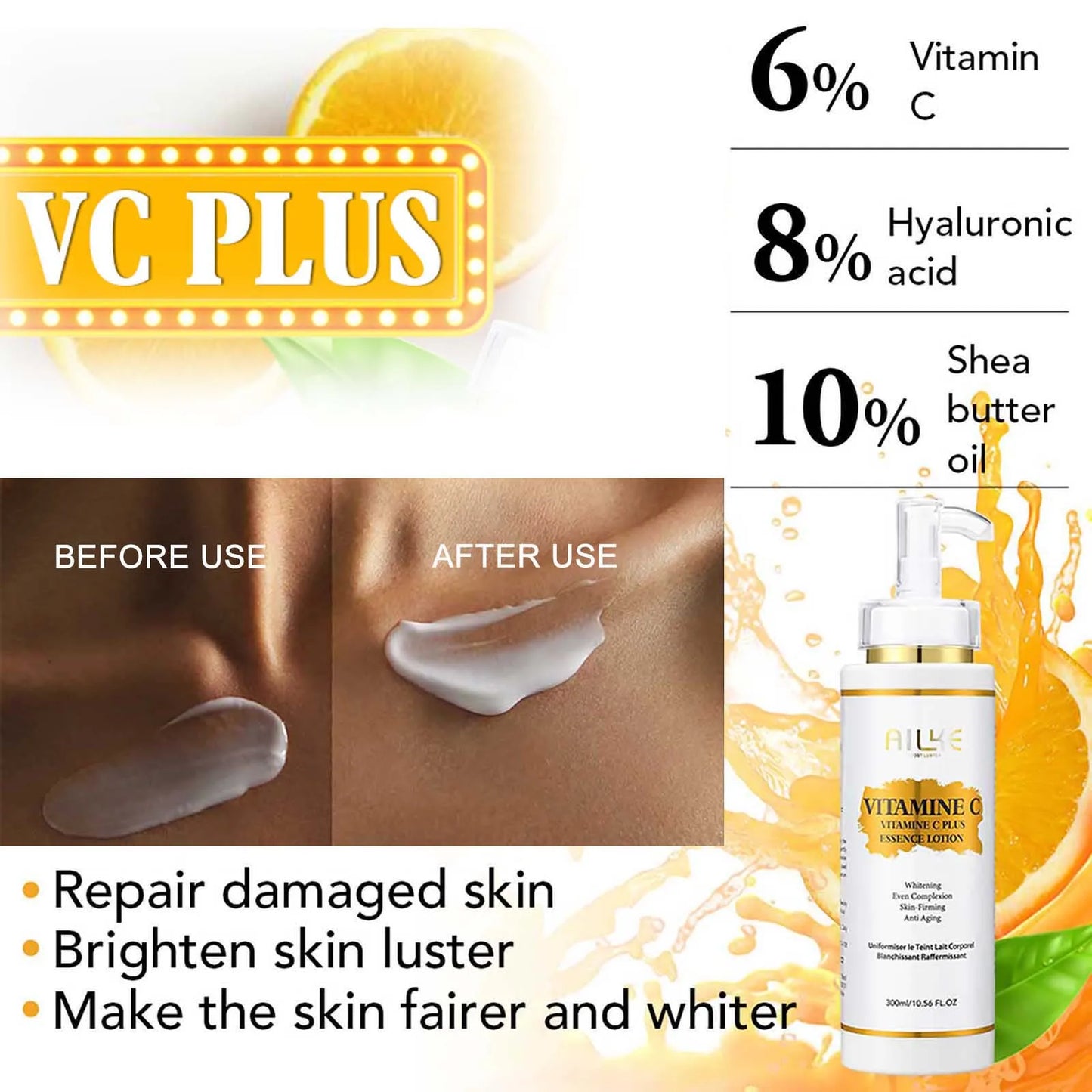 KYLIEFIT Vitamin C Whitening Serum For Dark Spots Anti Aging Skin Care