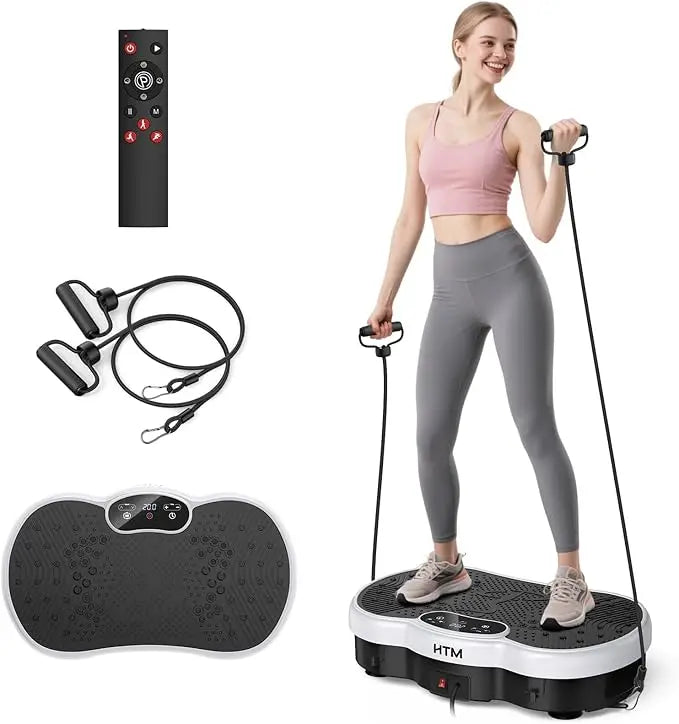 HTM Whole Body Vibration Plate Fitness Massage Calorie Counter