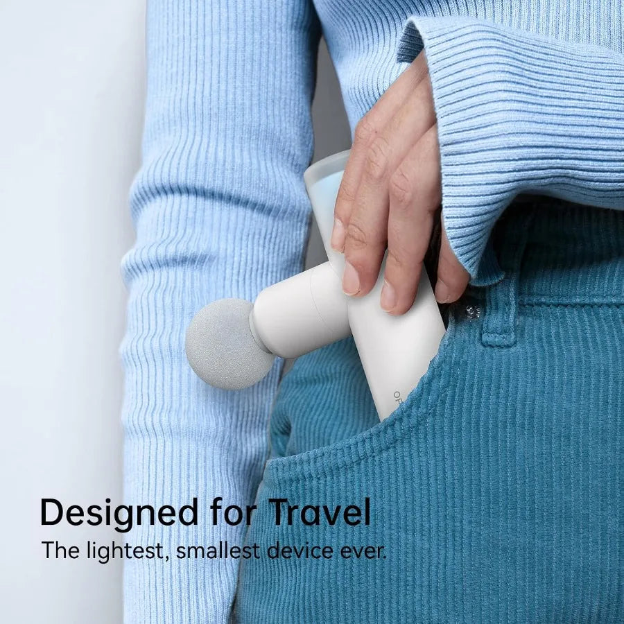 Portable Massage Gun for Back Pain Relief and Facial Massage