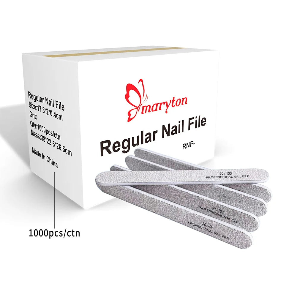 Maryton Jumbo Nail File For Manicure Pedicure Care 1000 Pieces