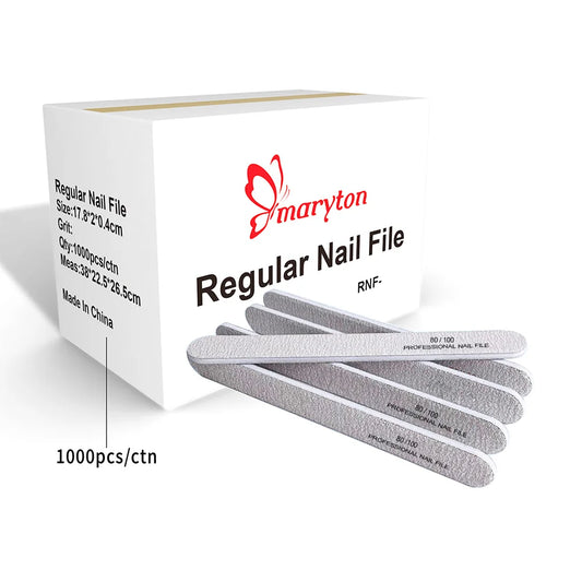 Maryton Jumbo Nail File For Manicure Pedicure Care 1000 Pieces