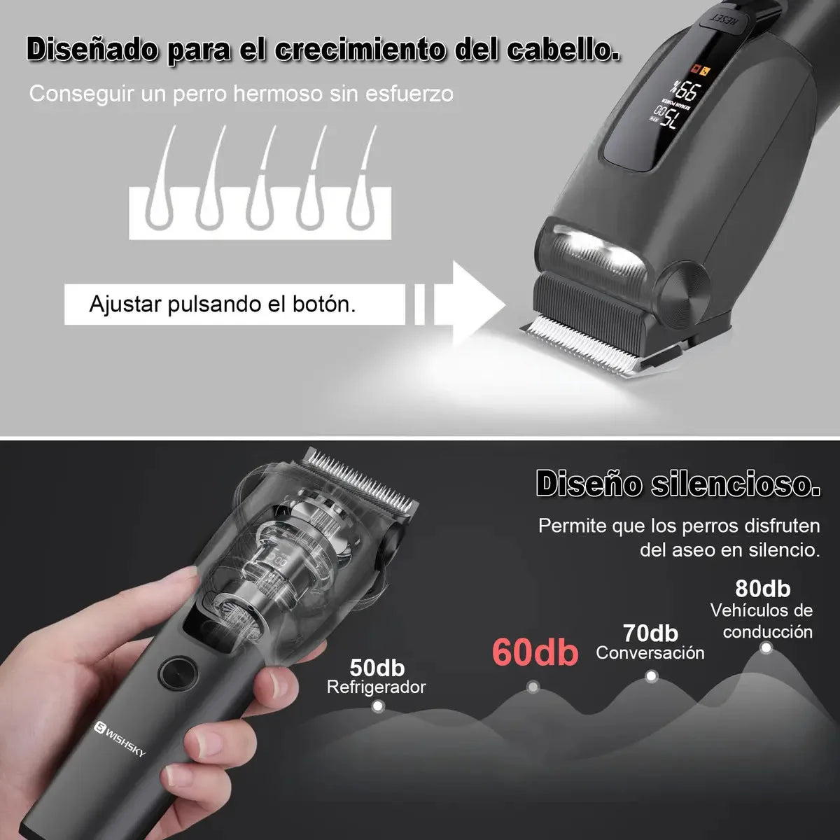 Dog Cat Grooming Clippers Professional Hair Trimmer For Pets
