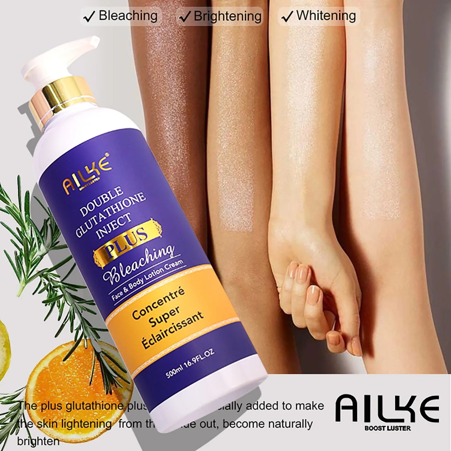 AILKE Body Milk Brightening And Clearing Uneven Skin Tone