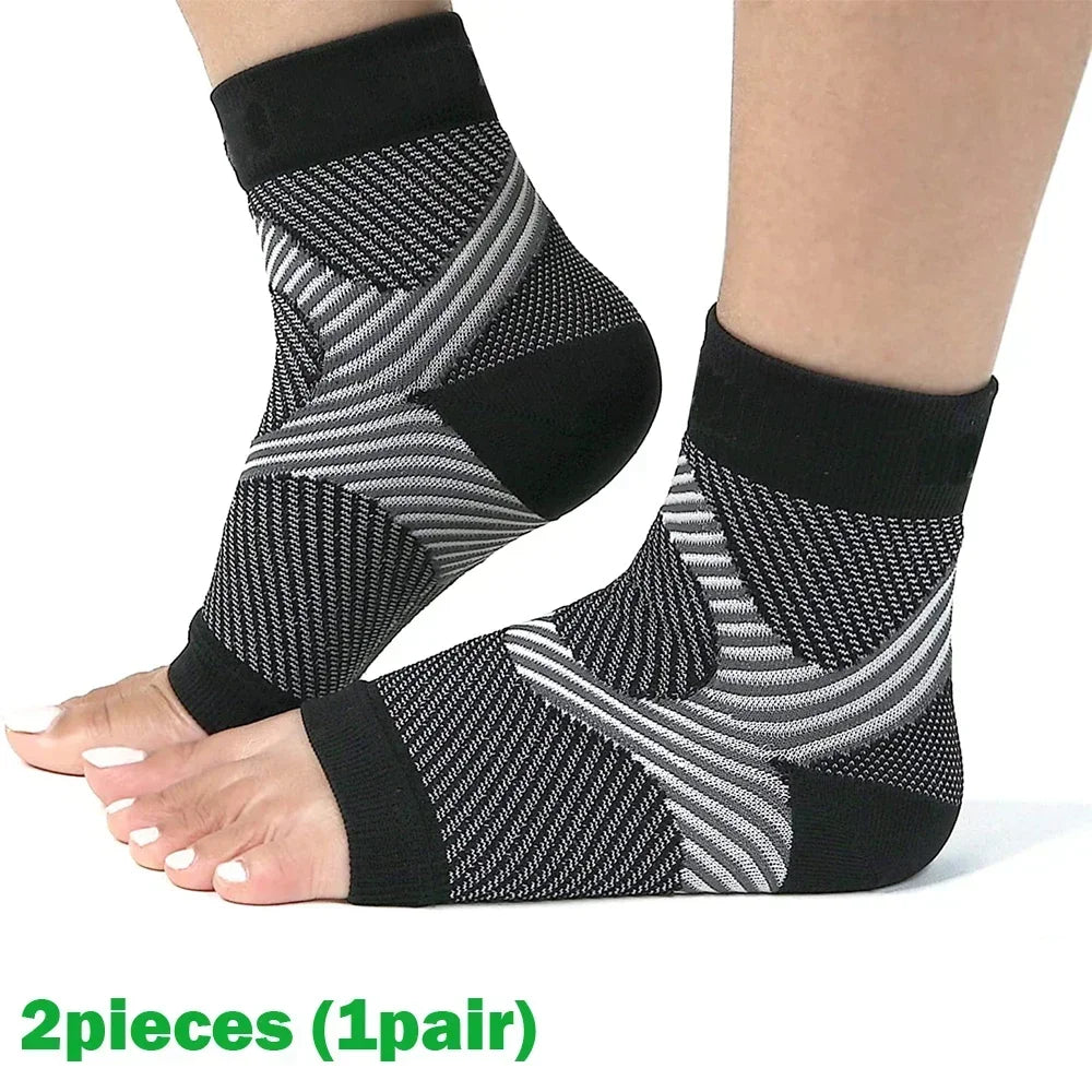 Plantar Fasciitis Night Splint And Compression Sock Set