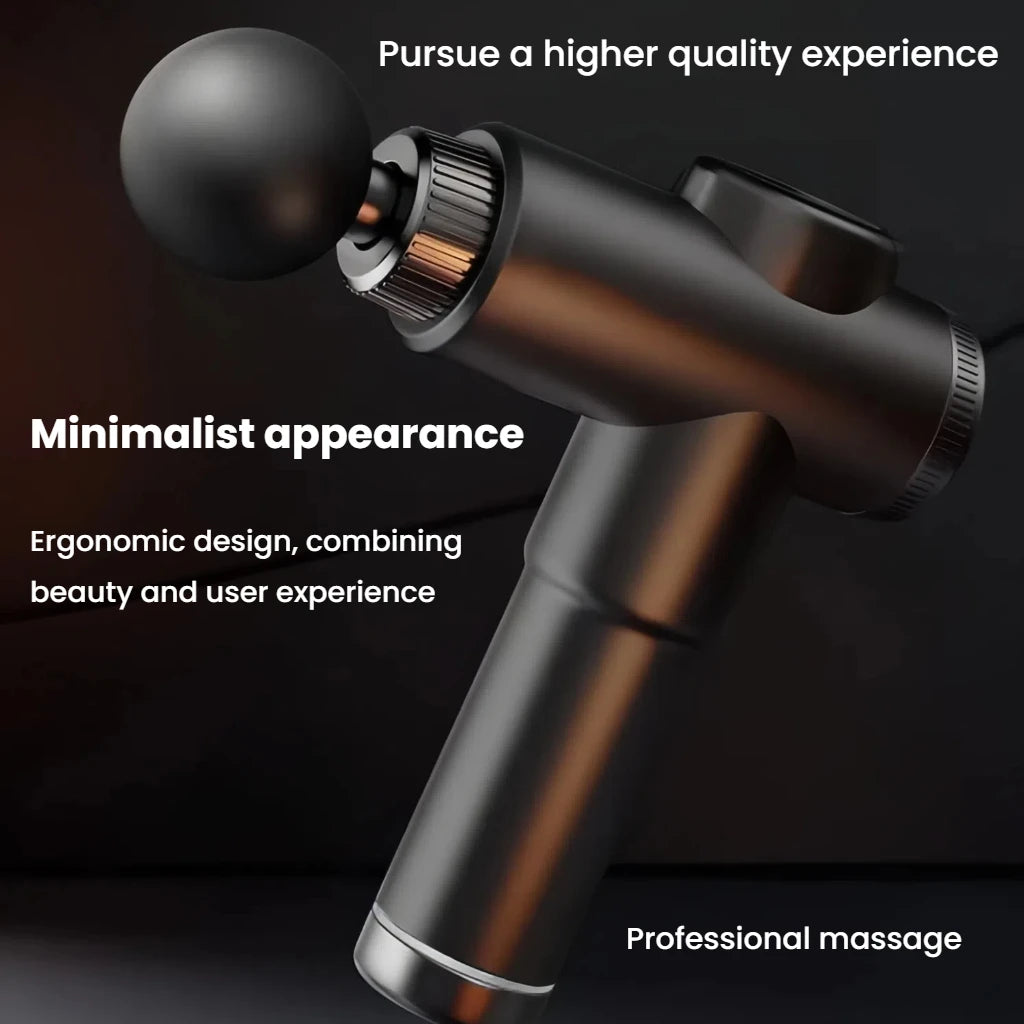 Multi Speed Massage Gun With 8 Attachments Deep Tissue Massager