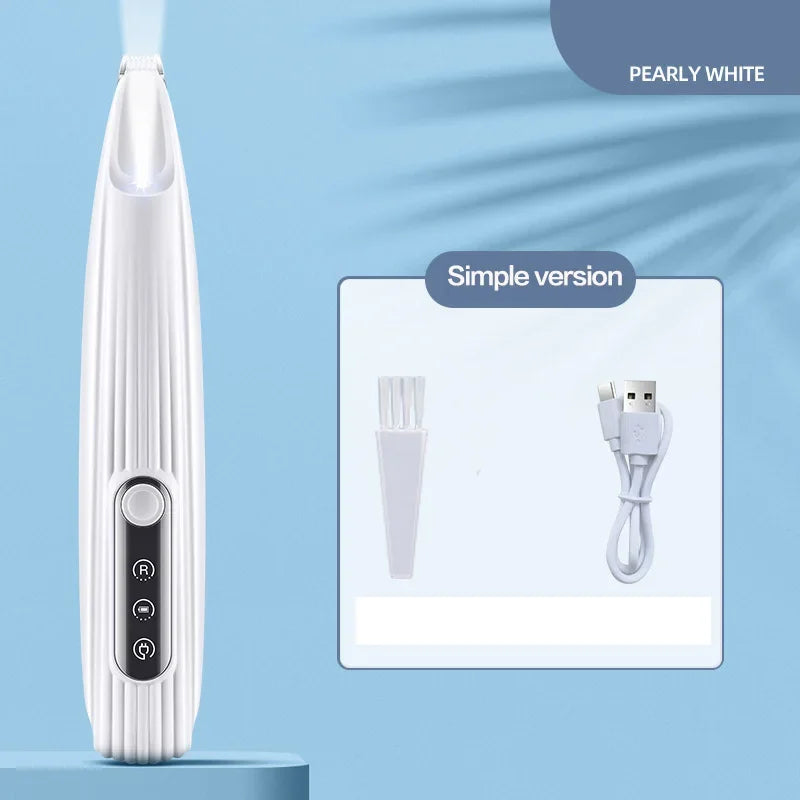 Dog Paw Trimmer With LED Light Waterproof Pet Grooming Clippers