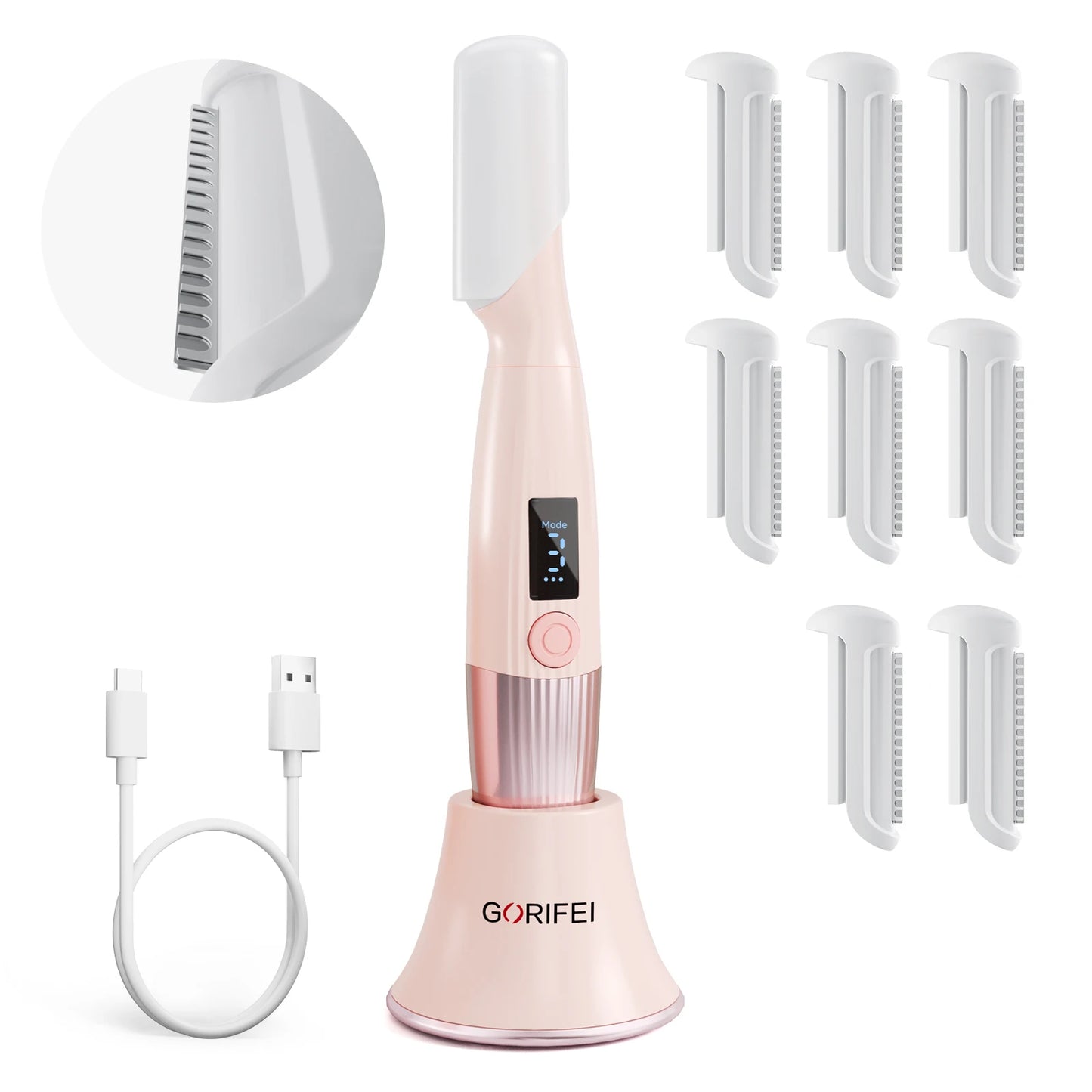 Dermaplane Razor For Women Facial Hair Removal Peach Fuzz