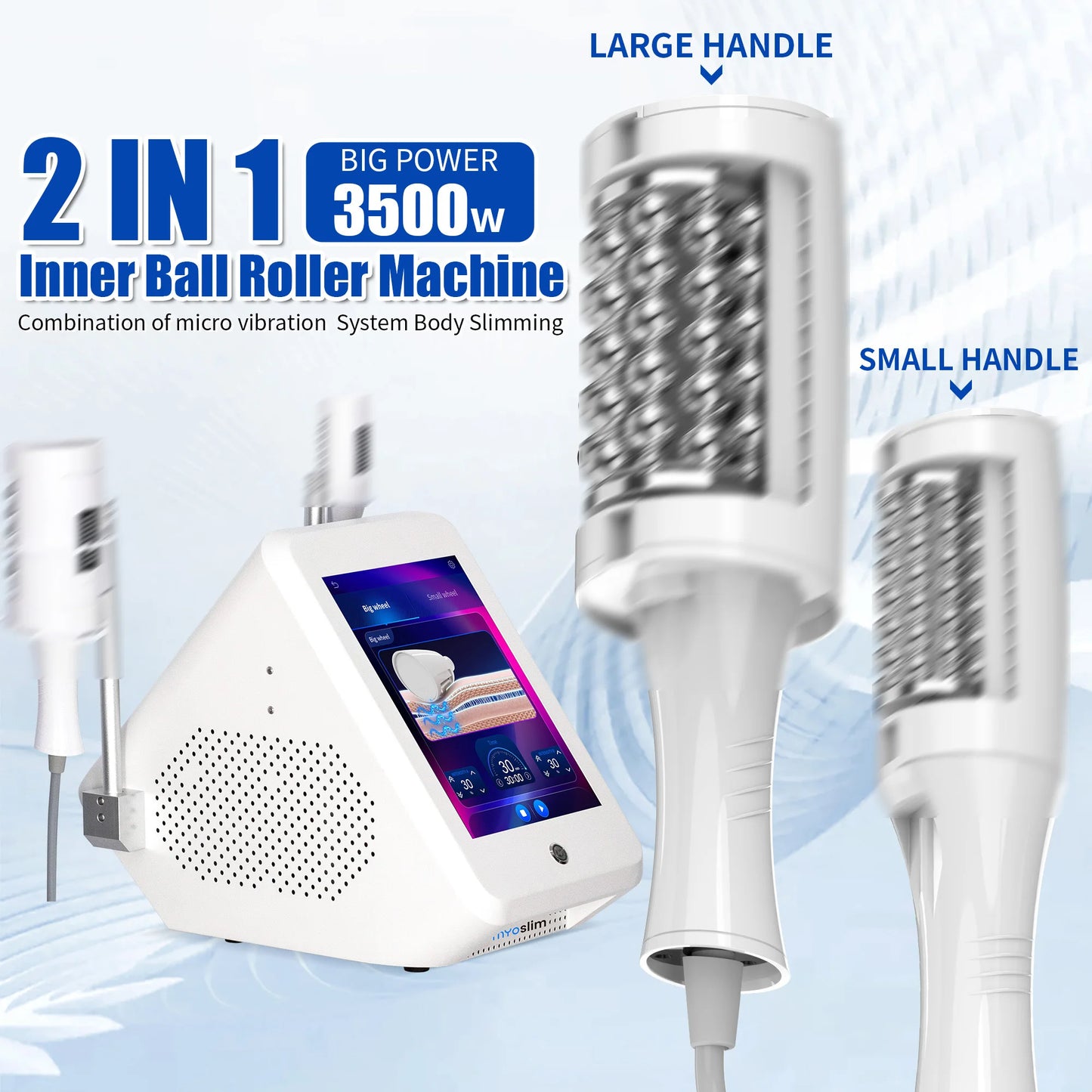 MYOSLIM 200Hz Slimming Cellulite Reduction Roller Infrared Vacuum Massage Machine