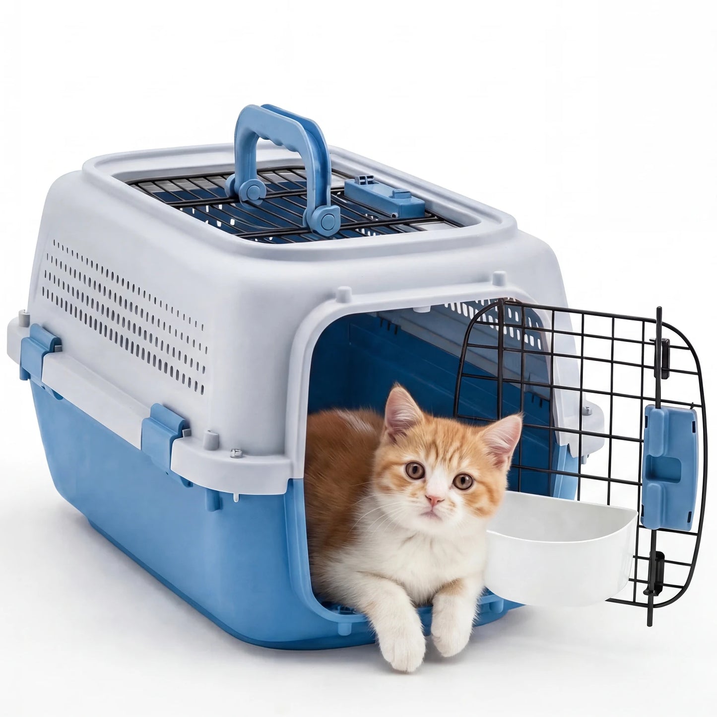 Pet Carrier for Small Dogs and Cats Front Load Door