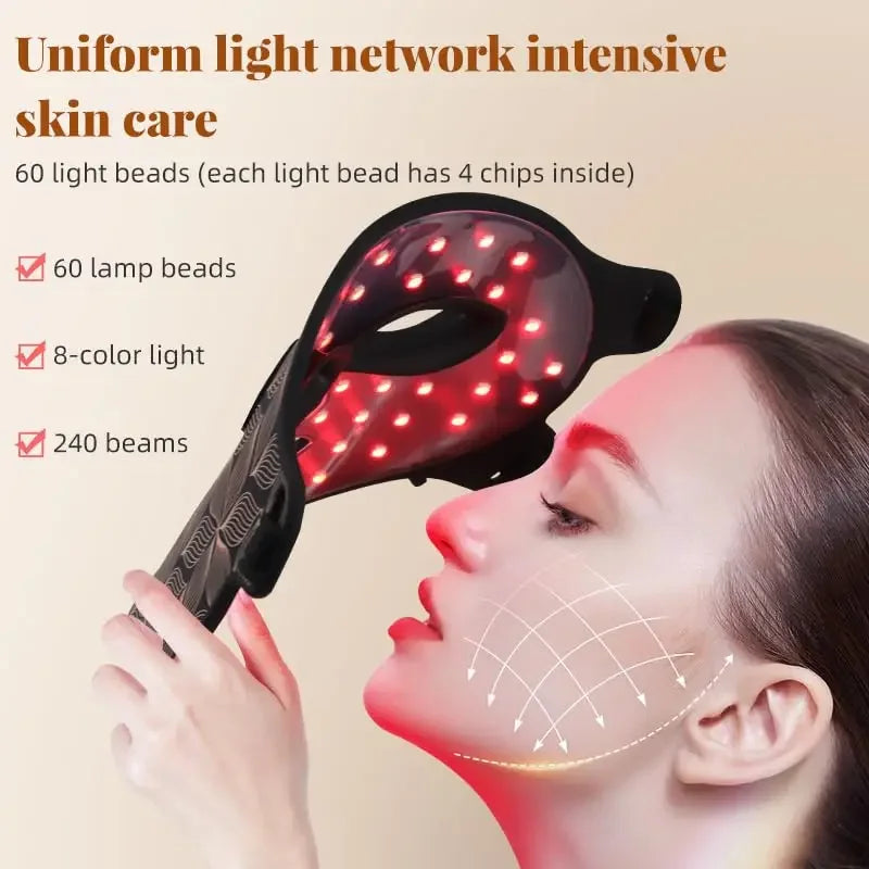 UBilli 850nm Near Infrared LED Facial Mask For Anti Aging Rejuvenation