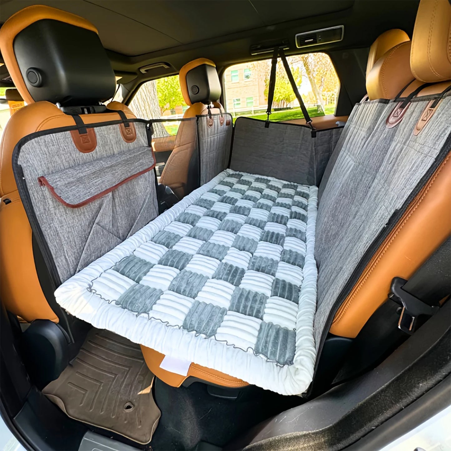 PETRAVEL Dog Bed Warm Mat Car Seat Cover Anti-Slip Cushion