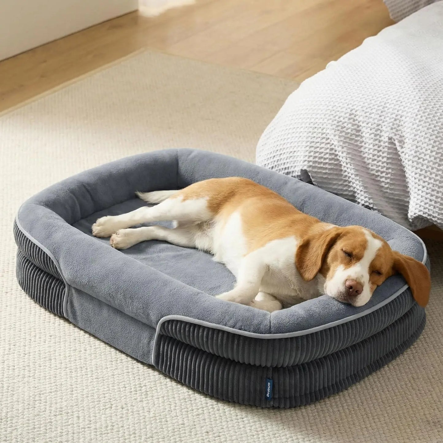 Bedsure Orthopedic Dog Bed Bolster Sofa For Senior Dogs