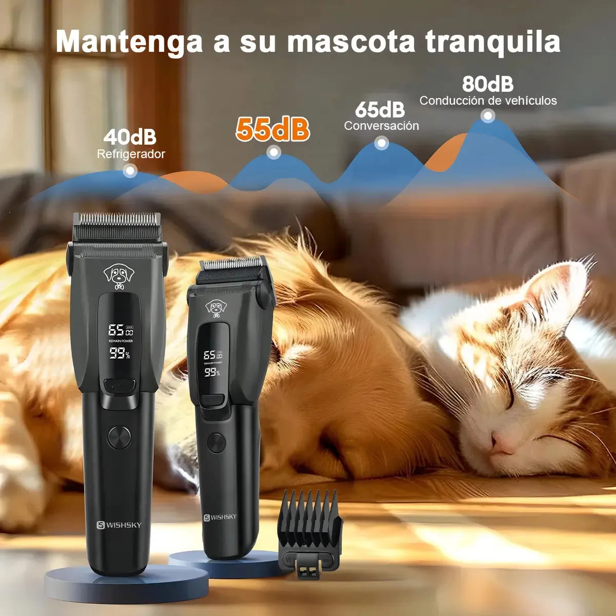 Dog Cat Grooming Clippers Professional Hair Trimmer For Pets