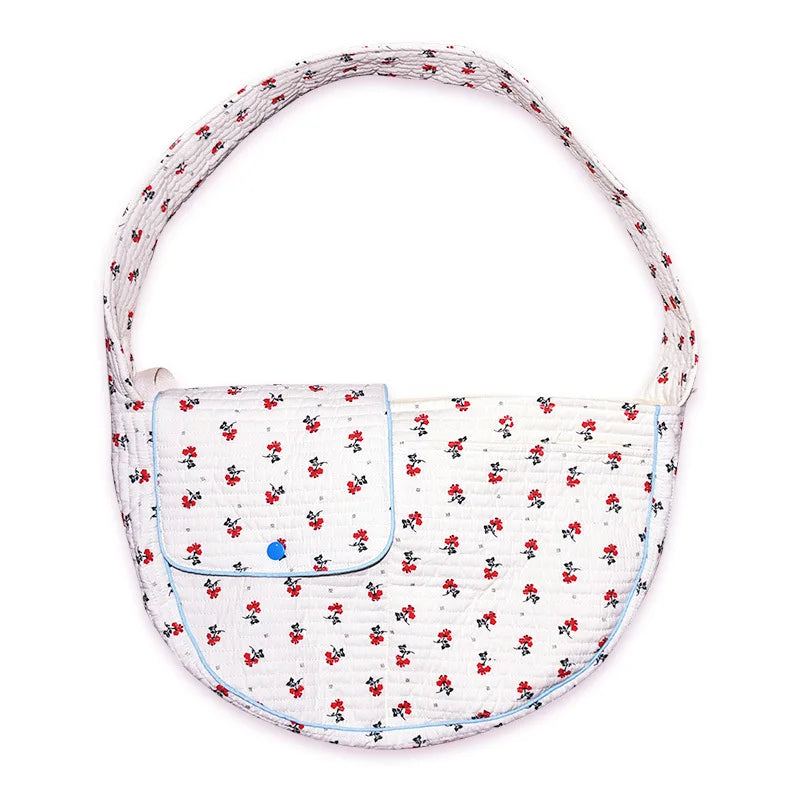 Handmade Pet Carrier Bag For Small Dogs And Cats Breathable