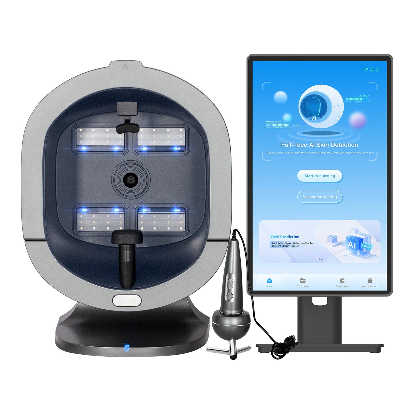 Emszero 3D AI Scalp Hair Analyzer Machine for Hair Salons