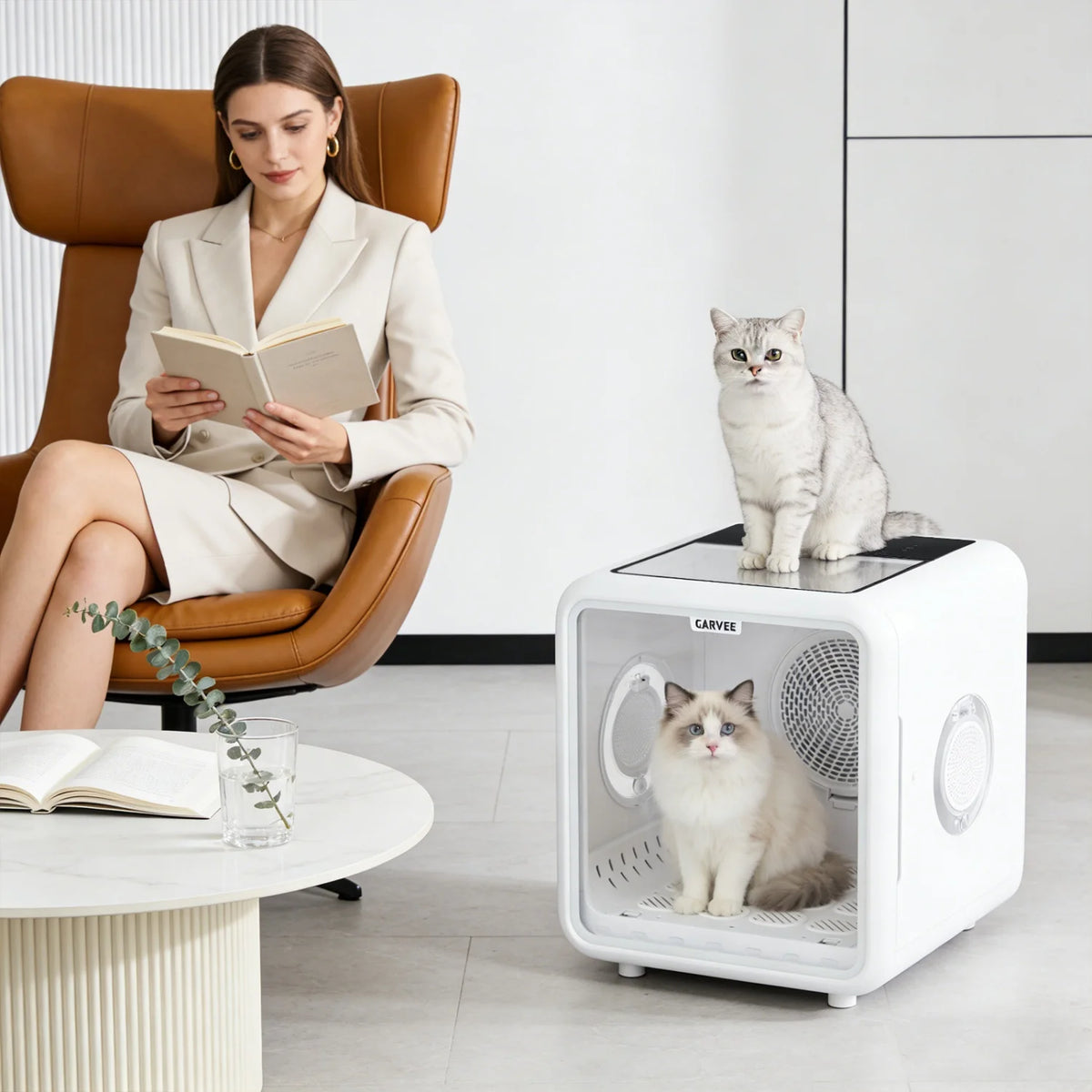 HiMISS Automatic Pet Dryer Box With Quiet Smart Temperature Control