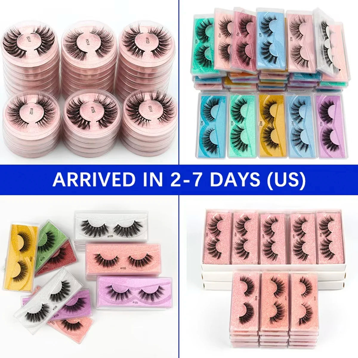 YSDO 3D Mink Strip Lashes Natural Soft False Eyelash Extensions