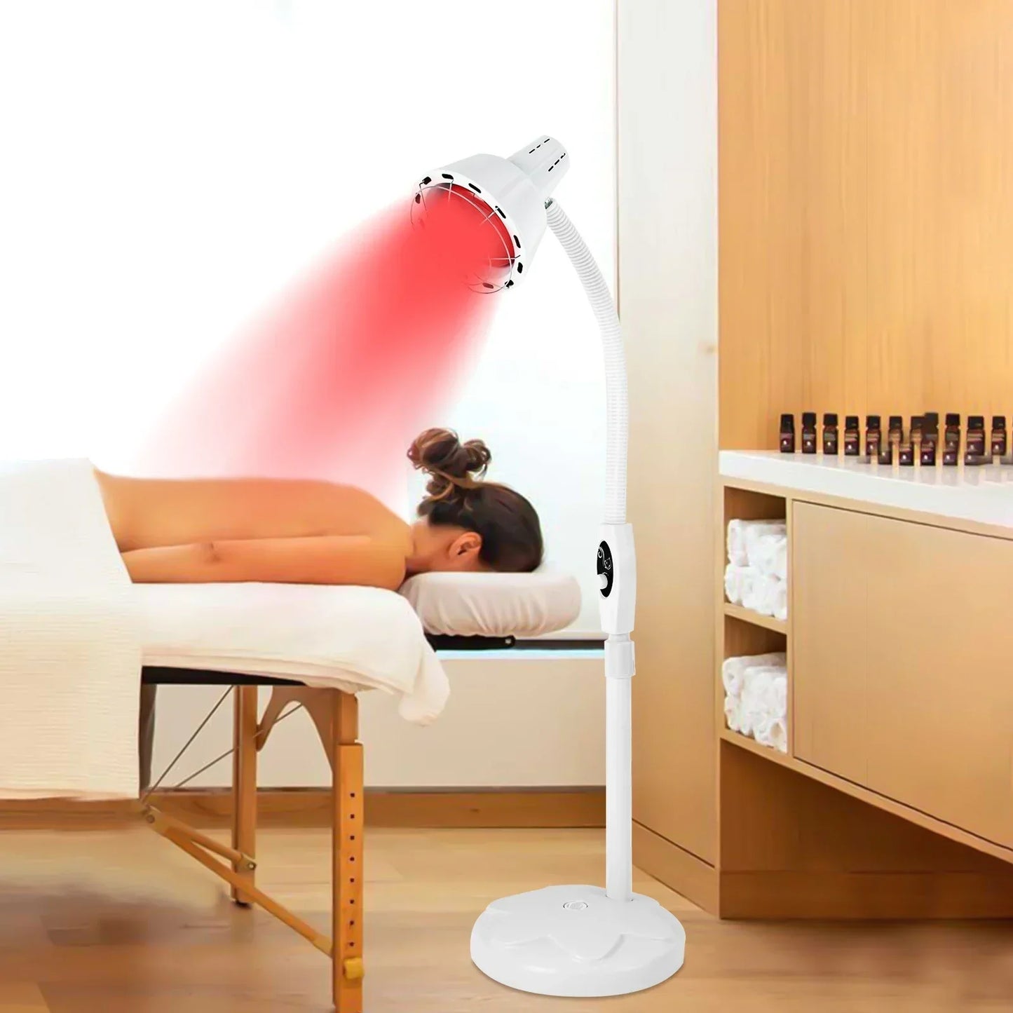 Infrared Hair Heat Lamp 275W Adjustable 110V Single Head Salon