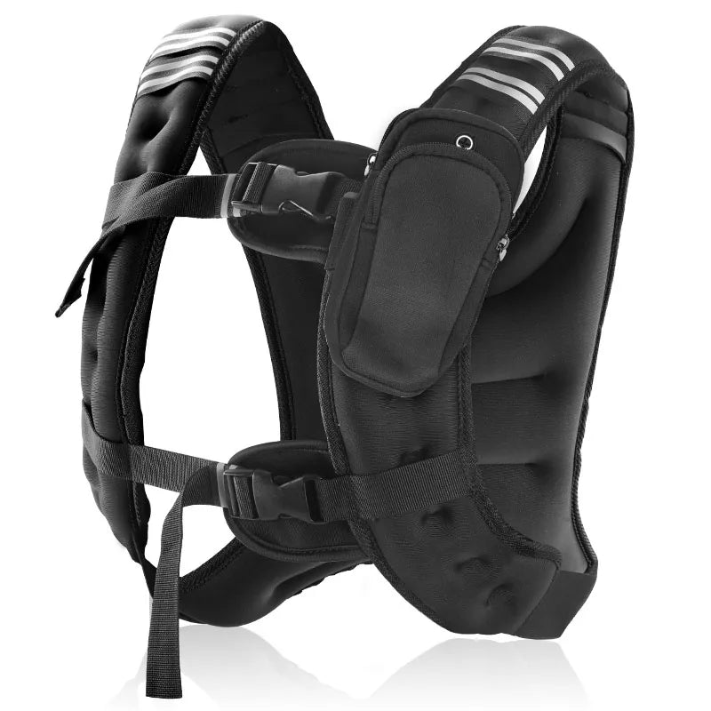 Reflective Weighted Vest With Iron Pellets For Training And Running