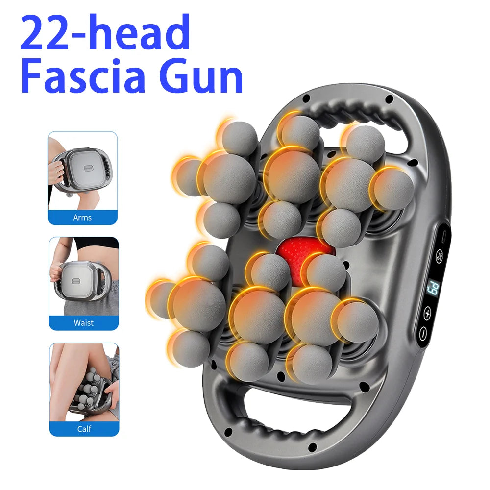 Foreverlily Fascia Massage Gun For Deep Tissue Body Relief