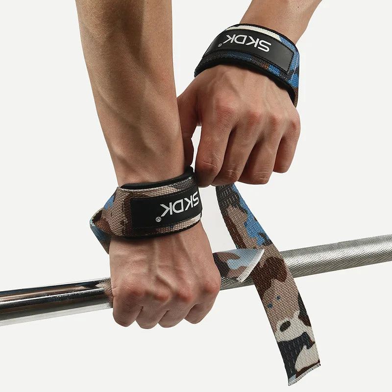 GOUNOD Weightlifting Wrist Straps Adjustable Non Slip Gym Lifting Band