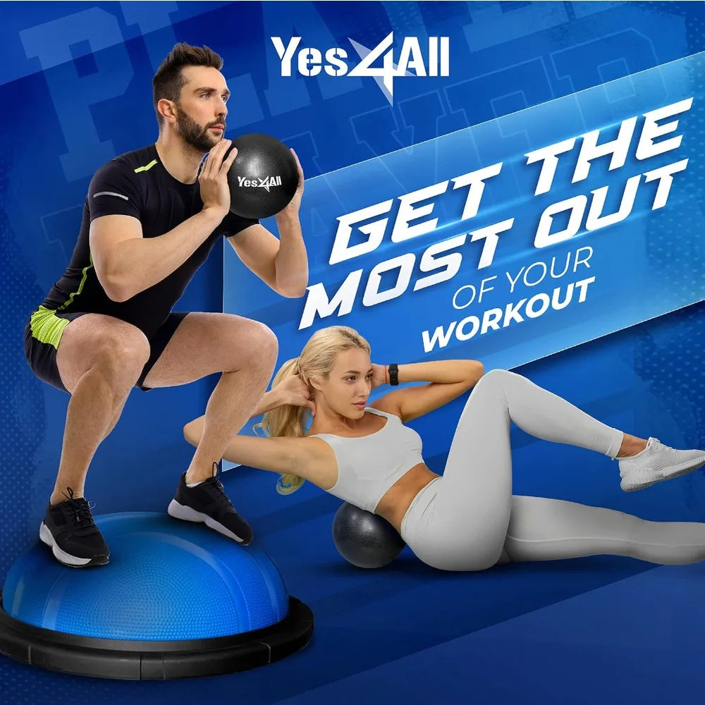 Yes4All 880Lbs Half Ball Balance Trainer For Home Workouts