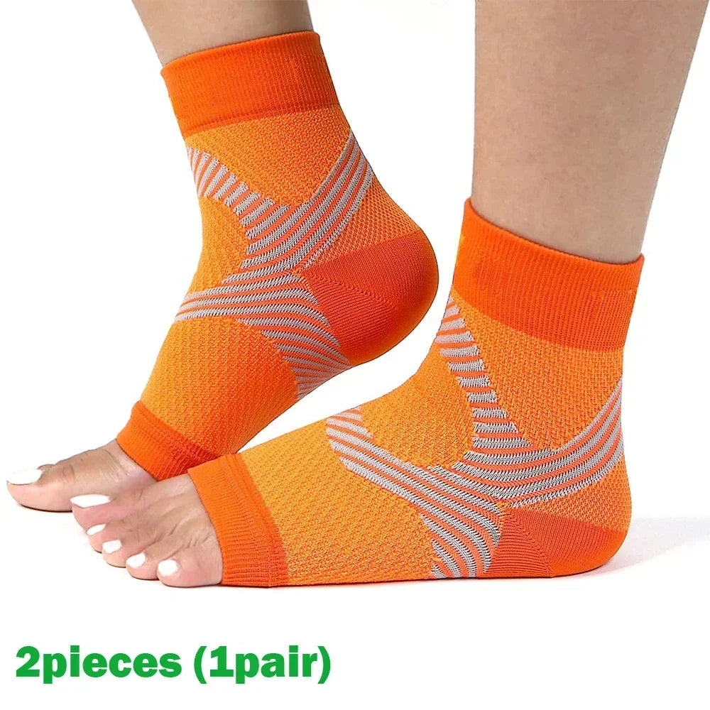 Plantar Fasciitis Night Splint And Compression Sock Set