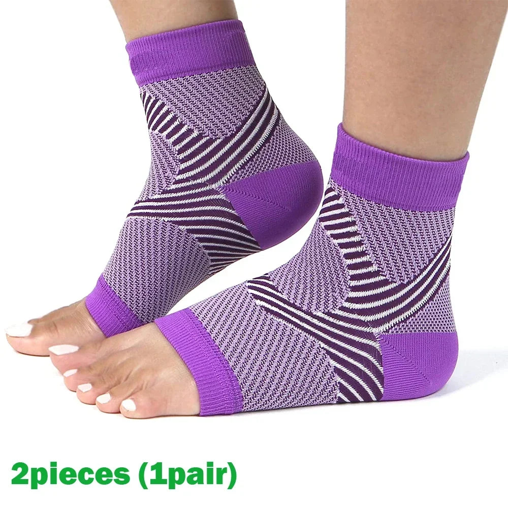 Plantar Fasciitis Night Splint And Compression Sock Set