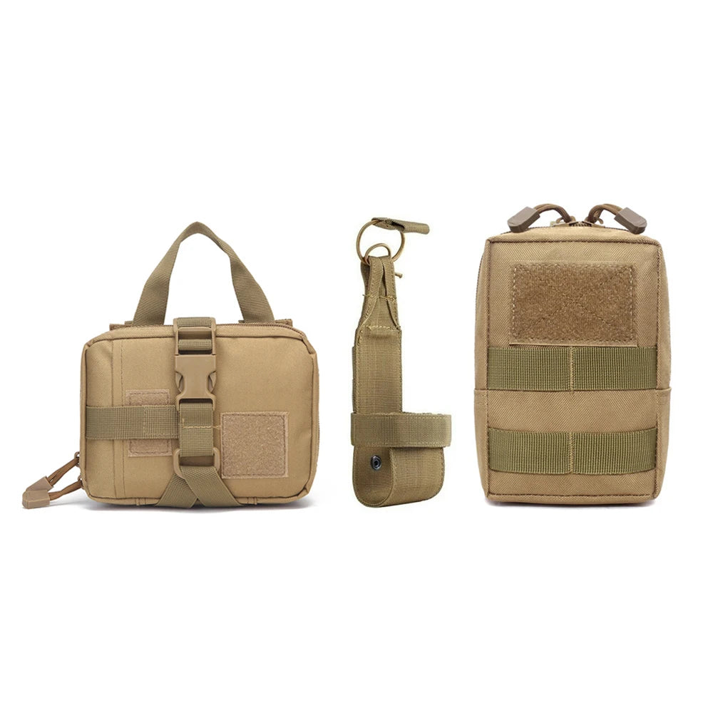 PETRAVEL Dog Tactical Bags Set MOLLE Pouches Harness