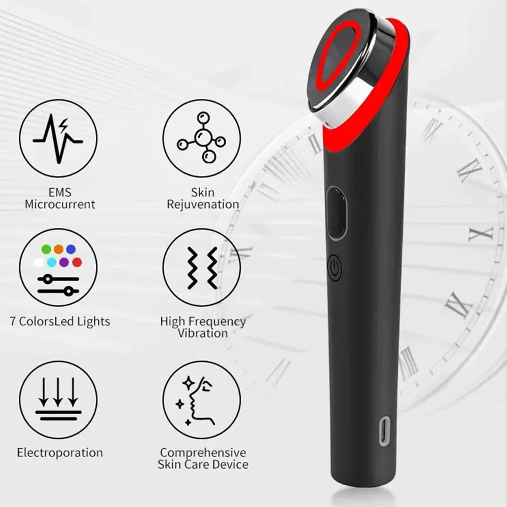 Facial EMS Microcurrent Skin Lifting Massager Beauty Device