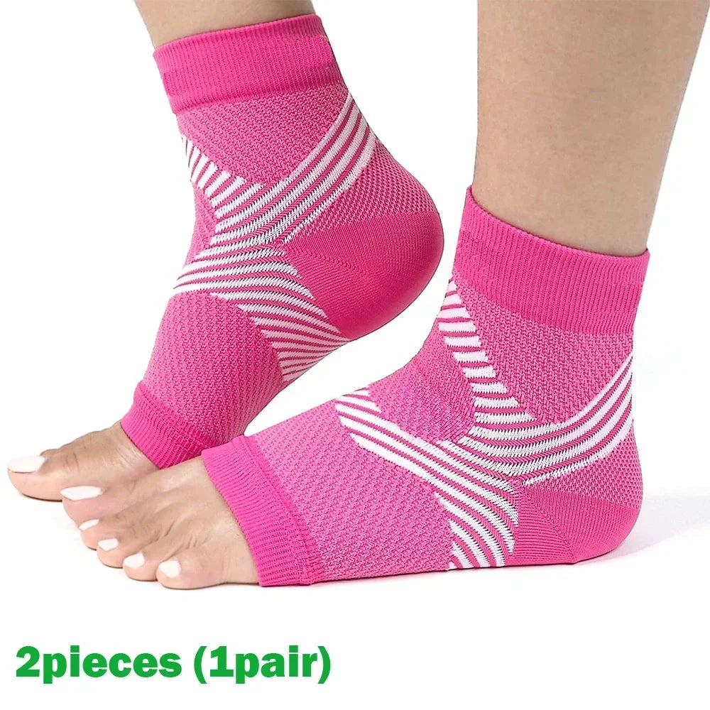 Plantar Fasciitis Night Splint And Compression Sock Set