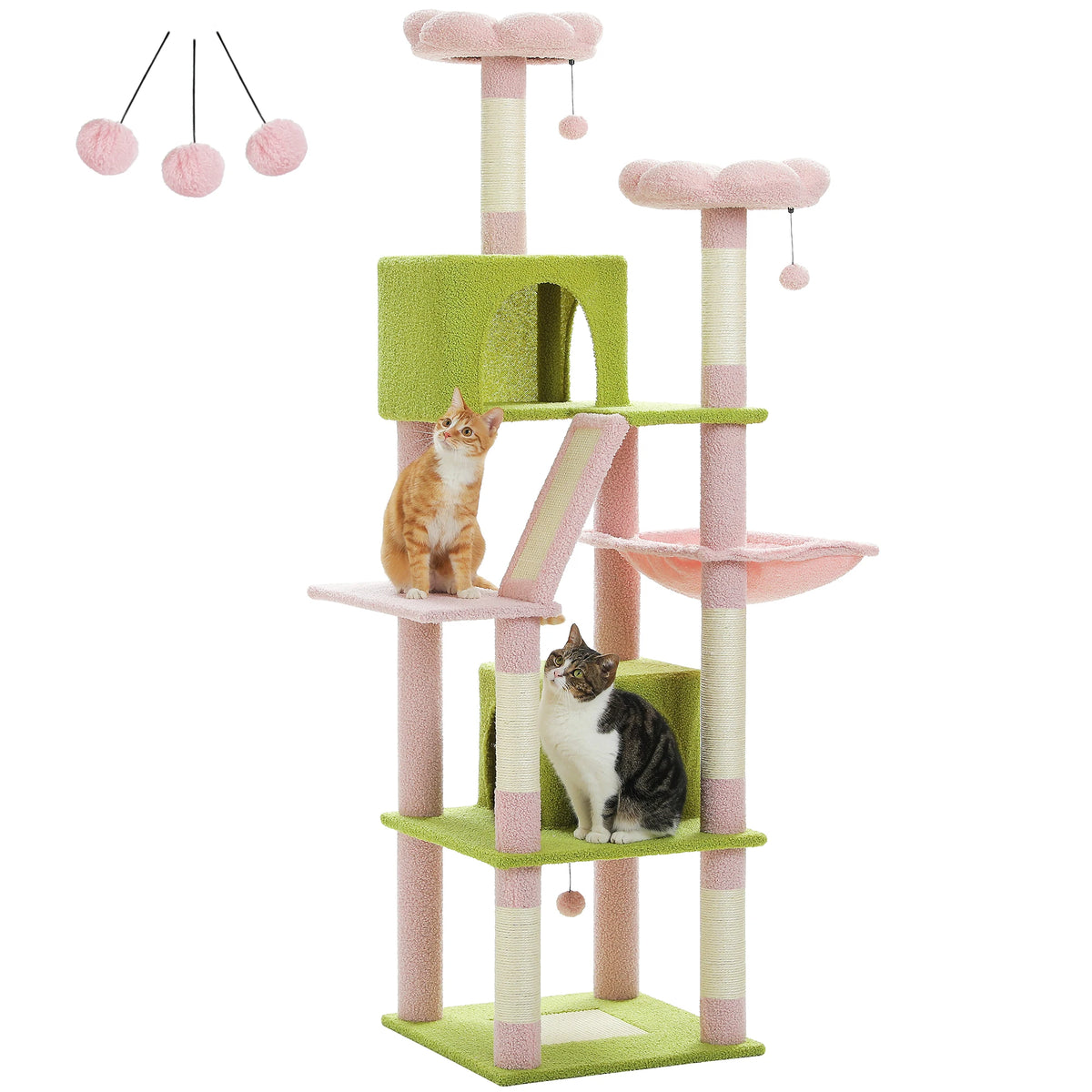 PAWZ Road Multi-Level Cat Tower With Scratching Posts And Perches