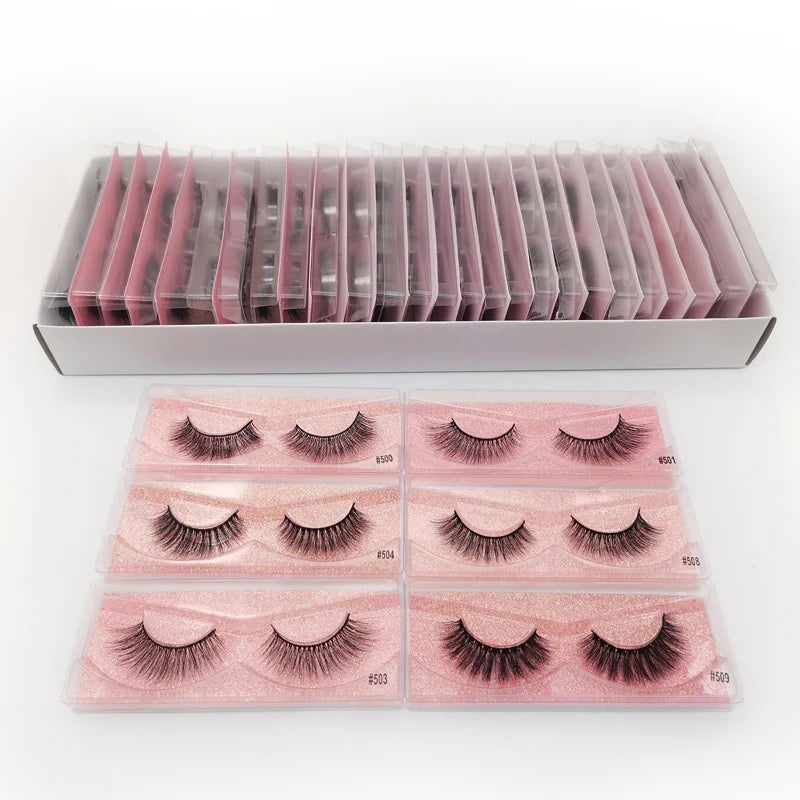 YSDO 3D Mink Strip Lashes Natural Soft False Eyelash Extensions