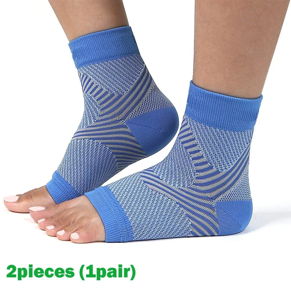 Plantar Fasciitis Night Splint And Compression Sock Set