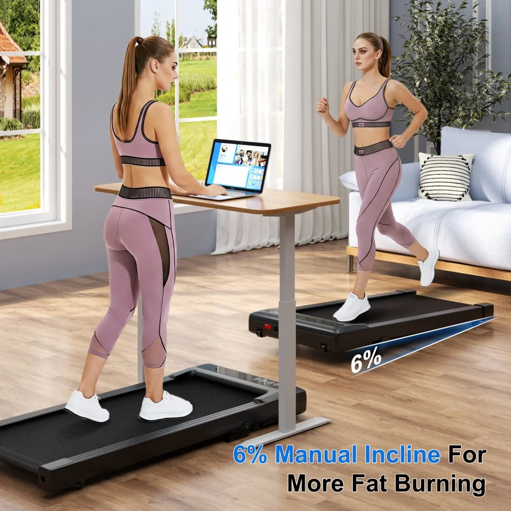 Superun Foldable Treadmill With Six Percent Incline And 3.8 MPH